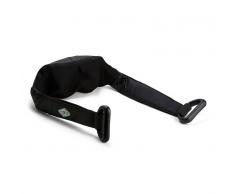 KLARFIT Neckstar Cojín de masaje para cuello Shiatsu 4 cabezales de masaje rotatorios negro (MSS2-Neckstar)