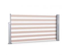 Blumfeldt Bari 316 Cortavientos Toldo lateral 300x160cm Aluminio Blanco crema (HMD1-Bari-316-CW)