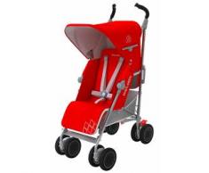 Silla De Paseo Techno Xt Maclaren 0m+ Cardinal/silver Rojo
