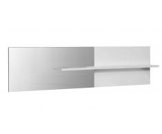 MobilierMoss Espejo con estante - Atract - espejo de diseño blanco lacado
