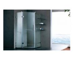 MobilierMoss Pared de ducha para ángulo de sala de baño - Mimma