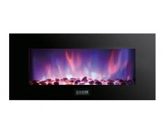 MobilierMoss Chimenea eléctrica en LED multicolor - Black Kamin 480