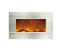 MobilierMoss Kaminox 510 - Chimenea eléctrica con fachada acero inoxidable