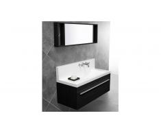 MobilierMoss Conjunto de cuarto de baño moderno de madera 115 cm Noemi
