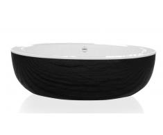 MobilierMoss Bañera islote oval negro Basilia