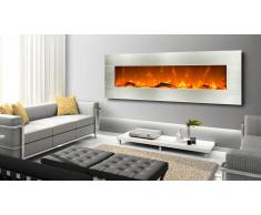 MobilierMoss Chimenea eléctrica con marco de acero inoxidable - Kaminox Luxury