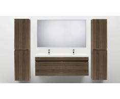 MobilierMoss Mueble de baño con lavabo doble 144 cm Giovanna