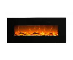 MobilierMoss Chimenea eléctrica con marco negro - Kamin negra 50
