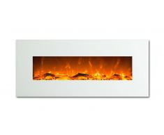 MobilierMoss Chimenea eléctrica con delantera blanca - Kamin blanca 50