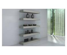 MobilierMoss Estantería biblioteca moderna Crystalline con lados de cristal