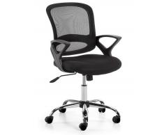 Silla oficina concept rejilla negro