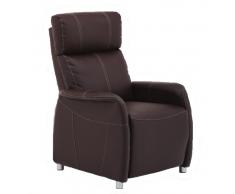 Sillon relax reclinable Agora marron