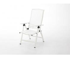 Sillon reclinable alumino blanco Taha