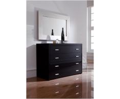 Comoda lacada negro C-77