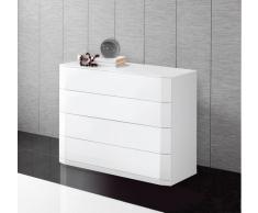 Comoda lacada blanco brillo C-102