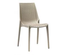 Silla imitacion rattan Lucrezia