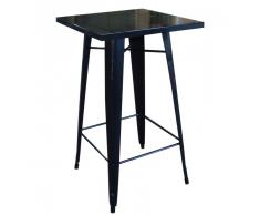 Mesa alta 60x60 Tolix blanco