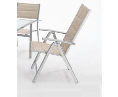 Sillon reclinable acolchado Sera