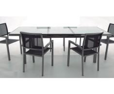 Mesa terraza extensible aluminio Grafit