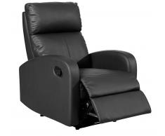 Sillon relax reclinable tavira Negro