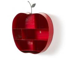 Estanteria metal rojo manzana