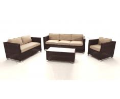 Set sofas rattan Garbi 5 plazas