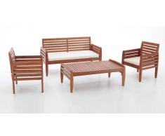 Set banco de madera Dakota