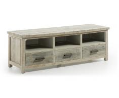 Mueble TV madera envejecida rustica