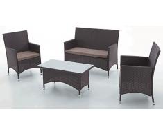Set de terraza y jardin de rattan Eko