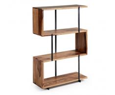Estanteria zig zag madera sheesham