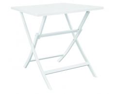 Mesa aluminio plegable shine 70x70