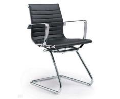 Silla confidente Aluminium negro