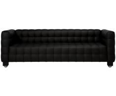 Sofa Kubus Negro 3 plazas