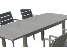 Mesa extensible aluminio lamas poliwood Ohio