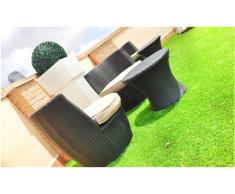 Set rattan Pingu apilable