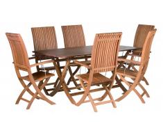 Conjunto terraza madera Atlanta