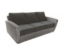 Sofa terraza rattan Petra 3 plazas
