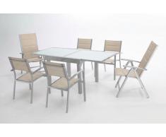 Mesa aluminio extensible Sera 90-180