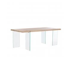 Mesa con Patas de Cristal TOPPED 190x95