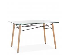 Mesa WOODEN 120x80 -Glass-