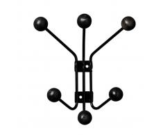 Maze Perchero de pared Bill XS negro
