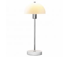 Herstal Lámpara de mesa Vienda blanco-vidrio