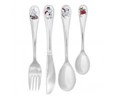 Hackman Cubiertos infantiles Mumin set de 4, invierno