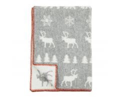 Klippan Yllefabrik Manta infantil Wilderness gris