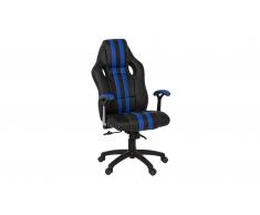 Silla de escritorio Spider negro y Azul