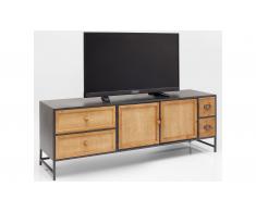 Mueble tv 2 puertas ratan Sitro