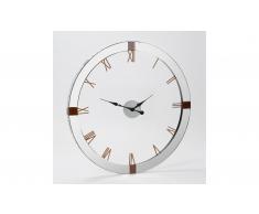 Reloj espejo madera Vintage