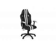 Silla de escritorio Spider negro y blanco