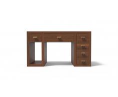Mesa de escritorio 6 cajones colonial Manhattan