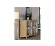 Vitrina 4 puertas nórdica Langen